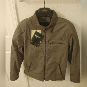 Broger Montana Motorcycle Jacket in Olive Green size M
